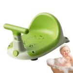 Baby Bath Seat, Non-Slip Children Shower Stool, Creative Motorcycle-Shaped Design, Safe & Sturdy Baby Bathtub Chair 14.57x10.71x8.11 Inches Ideal for Bathroom Use - Image 6
