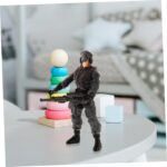 VICASKY 6pcs Soldier Model Tank Mini Play Figure Playsets Accessories Army Men Army for Boys Solider Boy Action Figures Army Soldier Boy Plastic - Image 4