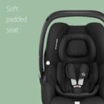 Maxi-Cosi CabrioFix i-Size Baby Car Seat, CabrioFix i-Size ISOFIX Base Bundle - Group 0+ Car Seat, Fits Most Maxi-Cosi Strollers, 0-12 Months, 40-75 cm + CabrioFix i-Size Base, Essential Black - Image 4