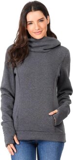 Nursing Tops for Women Breastfeeding Sleeves Sweatshirts Hoodie Maternity Hooded Long Breastfeeding Maternity Clothes Ladies Maternity Clothes Nursing Top - Image 2