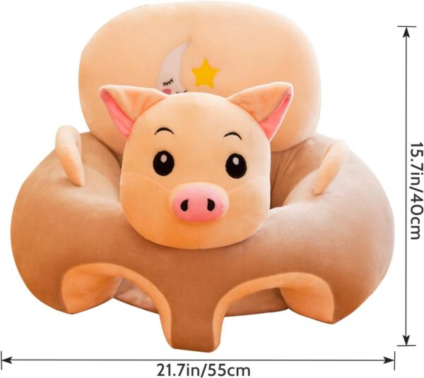 Baby Floor Seat Chair Learn to Sit Lounger Cover Baby Learning Sitting Chair Cover for Infants Toddler (Just cover, no filling) - Image 3