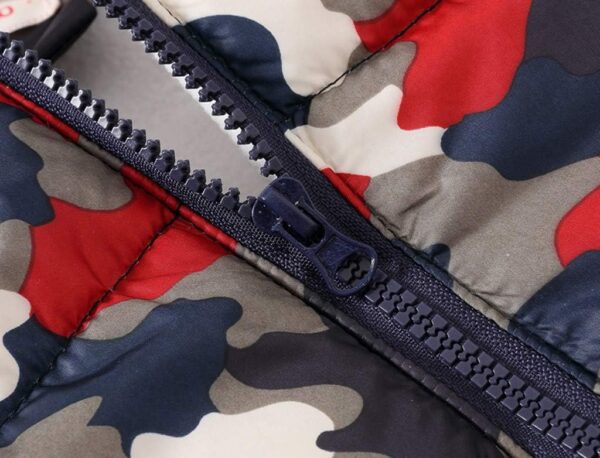 Toddler Kids Gilet Baby Girls Boys Hooded Coat Sleeveless Print Zipper Waistcoat Jackets Autumn Winter Warm Casual Windbreaker Outwear Tops Age 1-5 Years - Image 2