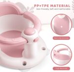 Baby Bath Seat, Infant/Toddler Sit Up Bathtub Seat for Baby 6-12-24 Months, Baby Bath Essentials Chair, Great Baby Shower Gifts for Newborn and New Mothers - Image 6
