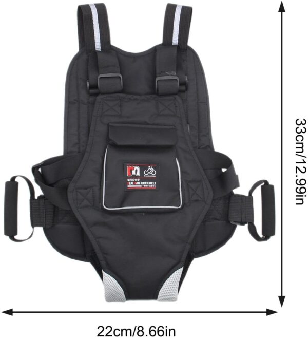 Kids Safety Harness - Leash Backpack, Toddler Belt Accessories | Secure Harness Safe Motorcycle Rides, Protective Strap, Kid Safety Belt, Child Safety Support Vest for Indoor Outdoor Picnic Travel - Image 7