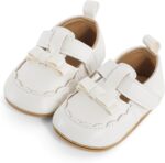 Cheerful Mario Baby Girls Mary Jane Shoes First Walking Shoes Soft PU Leather Cute Bowknot Anti Slip Soft Sole - Image 2