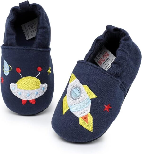 YloveM Baby Shoes with Soft Sole First Walking Shoes for Infants Toddlers Newborn Boys Girls Indoor Outdoor Casual Prewalker Shoes Seasons - Image 5