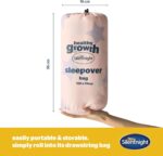 Silentnight Healthy Growth All-In-One Sleepover Bag - Sleep Bag & Built-In Pillow for Comfort and Convenience - Super Soft and Cosy Brushed Microfibre Travel Nursery Sleeping Bag - 160x70cm - Image 5
