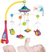 BABY Musical Crib Mobile, Baby Crib Mobile, Remote Control Nursery Lights Projector Function, Kids Accessories, Nursery Decor for Boys and Girls - Image 9