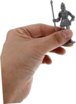 HONMEET 60pcs Medieval Soldiers Action Figures Set Knight Miniatures and Archaic Warriors Playset for Ideal for Imaginative Play and War Scene - Image 7