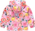 DASHadao 2023 Toddler Fall Hooded Jackets Lightweight Cute Dinosaur Print Coats Baby Boys Girls Long Sleeve Windproof Outwear - Image 2