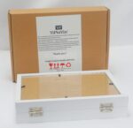 Hinged Double Photo Frame 6x4'' White,Wood Effect 4x6'' Double Picture Frame,White Twins 6x4'' Photo Frame with Glass Holds 2 Standard10x 15cm Photoes, Foldable 6x4 frames mother Day gift - Image 6