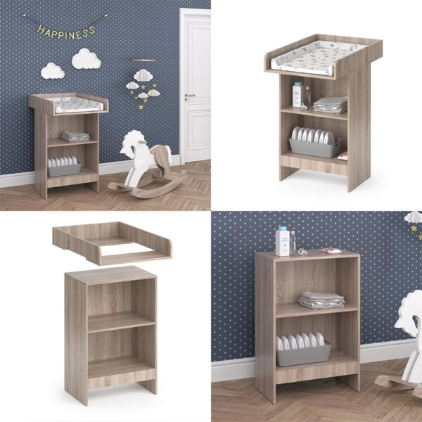 Vicco Changing dresser Leo, Sonoma, 60 x 103 cm - Image 8