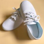 Kids Lace up Sneakers Athletic Running Tennis Sport Shoes Light Weight Slip on White - Image 5