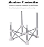 PandaEar Portable Baby Seat Travel| Compact Fold with Straps for Indoor/Outdoor Use| Great for Camping, Beach, Lawn |Toddlers, Kids, Boys, Girls (Grey) - Image 6