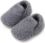 Maeau Baby Boys Girls Lightweight House Slippers Winter Warm Fleece House Shoes Winter Anti-Slip First Walking Shoes Prewalker Boots - Image 6
