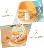 QUMIIRITY Bath Tub Seat for Baby Pp TPE Material Bathing Support Seat 6-12 Months Baby Bathing Chair Nonslip Bath Seat - Image 4