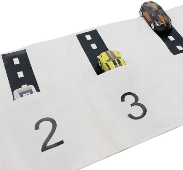 Generic Toy Car Storage Bag Collapsible Toy Cars Storage Organiser Portable Game Rug for Boys Children Toys Cars - Image 5