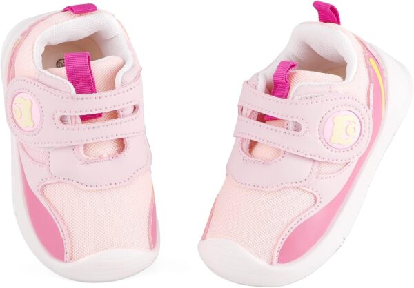 MK MATT KEELY Baby Boys Girls First Walking Shoes Toddlers Breathable Mesh Pre Walker Trainers with Anti-Slip Rubber Sole - Image 2