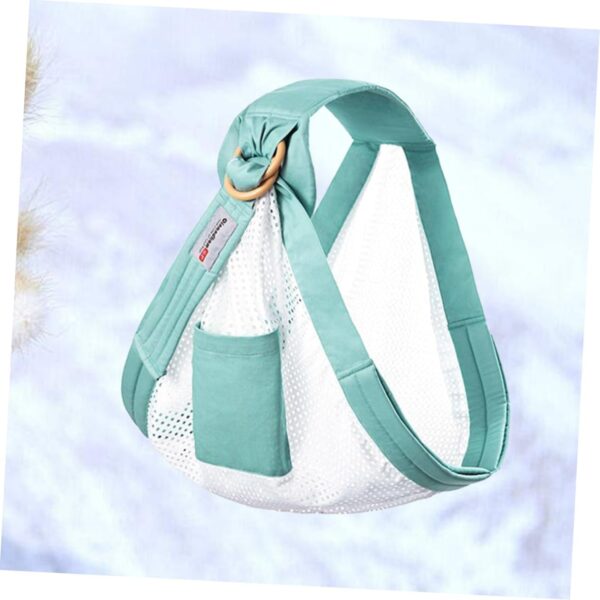 WATIIFUFU Carrier Sling Lactation Feature Cotton Baby Sling for 0-36 Months Old Comfortable Shoulder Support Breathable Soft for Baby's Safety - Image 3