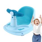 Baby Bath Seat, Adjustable Backrest Bath Seat Baby, Non-Slip Bath Seat for Baby, universl Baby Seat for Bath, Baby Bath Chair, Baby Bath Sit Up Seat, Baby Shower Chair, Sitting Bath Seat for Indoor - Image 7