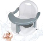 Bath Seats for Babies Sitting Up, Baby Bath Seat Foldable Non-Slip Children's Bath Chair PP Sit-Up Baby BathingChair for 6-18 Months Babies