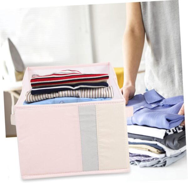 GREENADSCAPE Large Toy Box Storage Kids Storage Box Foldable Clothing Storage Box Large Toy Box Chest Multifunctional Closet Organizer Bedroom Storage Holder - Image 2
