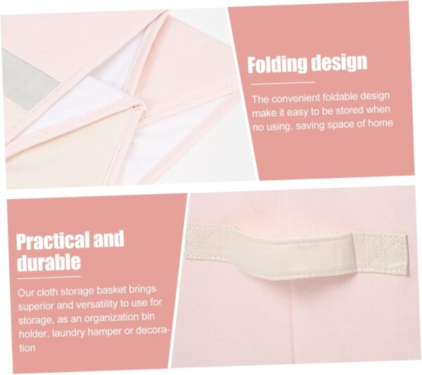 GREENADSCAPE Large Toy Box Storage Kids Storage Box Foldable Clothing Storage Box Large Toy Box Chest Multifunctional Closet Organizer Bedroom Storage Holder - Image 4