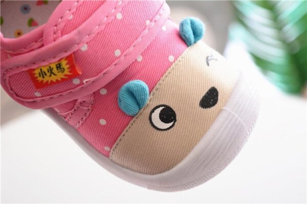 SHOBDW Boys Shoes, Baby Girls Cute Cartoon Anti-Slip Soft Sole Squeaky Sneakers Infant Kids Hook Loop Shoes Gifts - Image 5