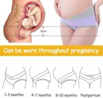 Women's Maternity Knickers Cotton Under The Bump Pregnancy Postpartum Underwear V Shape Low Wasit Bikini Pants Breathable Strench Underpants,6 Pack,UK Size:4-16 - Image 2