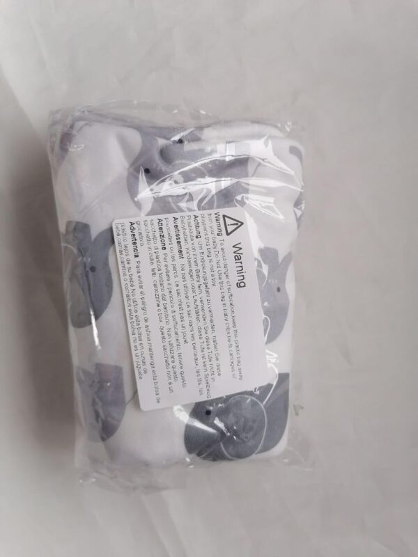 Winmany Baby Nursing Pillow Cover Infant Removable Breastfeeding Pillow Cover Cute Pattern Newborn Nursing Pillowcase Slipcovers Cushion Cover for Girls Boys 22.5 x 18 (Gray Elephant) - Image 8