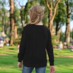 Xumplo Girls Long Sleeve Jumper Clothes Tween Girl Black Cat Sweatshirt Teen Girl Crew Neck Casual Pullover - Image 4