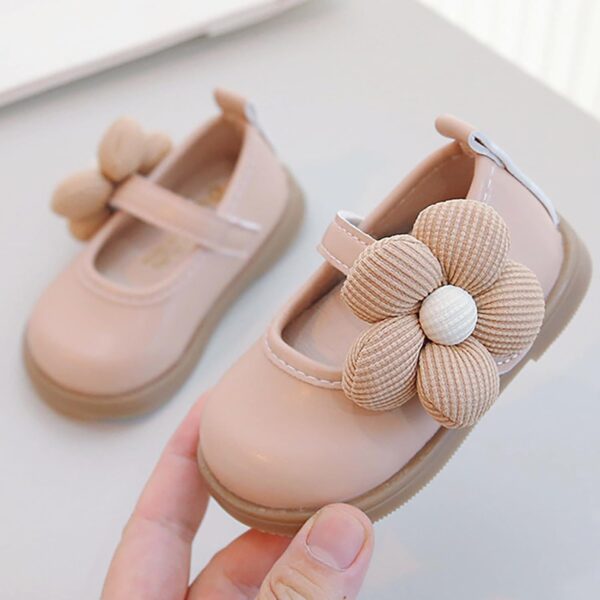 Girls Sandals 6 Infant Baby Single Shoes Soft Leather Children's Toddler Shoes Flower Baby Shoes Toddler Boys Sandals Size 6 - Image 3