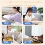 Lap Desk,Portable Laptop Stand Lap Desk Kids New Genion for Height Angle Adjustable Ergonomics Computer Stand Book Holder Homeschool Bed Floor Sofa Couch Seat Car(Up to 16") - Image 4