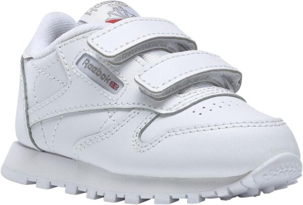 Reebok Unisex Baby Cl Lthr 2v Sneaker, White Carbon Vecblu, 5.5 UK Child - Image 14