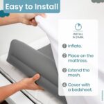 BANBALOO | Bed Bumper for Toddlers - Inflatable Model | Baby & Toddler Anti-Fall Barrier | Lightweight Bed Bumper for Twin, Double, Queen, & King Size | Bed Guard for Kids | Bed Protector - Image 3