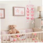 VICASKY 2pcs Butterfly Ornament Mobile Hanging Pendants Coupler Ceiling Fans Electric Fan Ceiling Fans Cleaning Supplies Barbell Girl Decoration Wristband Decoration Mini Hairball - Image 5