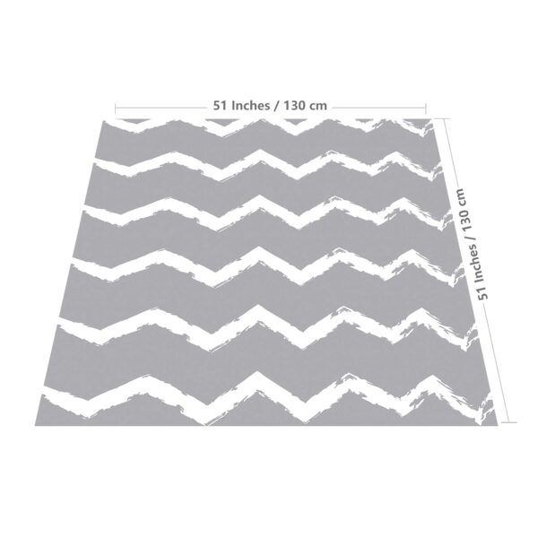 Large Splat Mat for Under High Chair/Arts/Crafts, WOMUMON Washable, Waterproof, Non Slip, Portable Floor Protector for Baby, Kids, Durable Spill, Splash Mat for Pet - Image 2