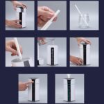 QYZL Mini Cool Mist Humidifiers,Quiet Humidifier with Night Light,Humidifier Air Purifier with Color Night Light for Home Bedroom Baby - Image 4