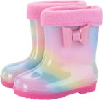 Kids Shoes Rain Boots Cartoon Children Rain Boots Boys and Girls Infant Rain Boots Water Rubber Shoes Baby Booties 0 to 3 Months - Image 3