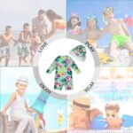 upandfast Baby Girls Swimsuit Baby Swimming Costume UV Baby Girls' Swimwear with Snap Bottom UPF 50+ Sun Protection - Image 7