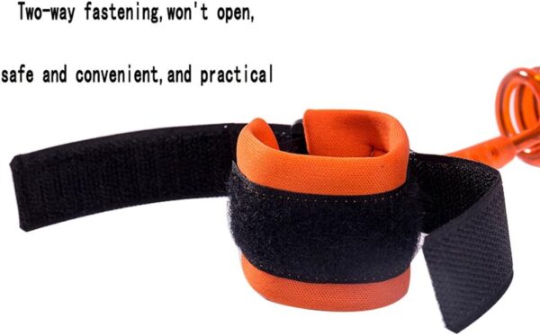 Hillento Baby Child Anti Lost Safety Wrist Link Harness Strap Rope Leash Walking Hand Belt for Toddlers, Kids(2.5m Orange) - Image 3