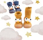 Toddler Warm Sock Shoes Boys Girls Cute Baby Walking Shoes Kids Soft Sole Non Slip Booties Autumn Winter Spring - Image 6