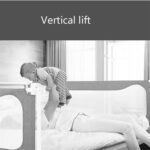 JAVPTAV Sturdy Baby Bed Rail With Child Lock, Vertical Lift Protective Fence Sleep Crib Rail For Toddler And Infant (Size : 150cm) - Image 5