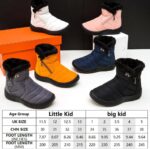 VTASQ Kids Snow Boots Boys Girls Fur Lined Warm Ankle Boots Outdoor Waterproof Winter Boots Non-Slip Cotton Shoe Slip On Walking Boots (Little Kid/Big Kid) - Image 6