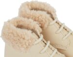 Early Days Baypods Baby Shoes. Bootees Made In the UK, soft sole prewalker lace up boots with fur collars for boys and girls. - Image 2