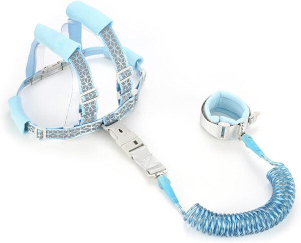 Baby Boy Girls Not Lost Harness Adjustable Leash Toddler Leash Wristband Belt with Lock for Secure Family Outings - Image 4