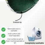 Bellochi Maternity and Nursing Pillow for Twins - Baby Support Pillow – Multifunctional Breastfeeding Pillow with Cover Made of Cotton and Velvet – OEKO-TEX Certified (Nature) - Image 3