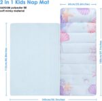 Dinosaur Nap Mat for Toddlers Boys-Pillow, Mat and Blanket Included- Kids Sleeping Bag for Nursery Daycare Travel - Image 2