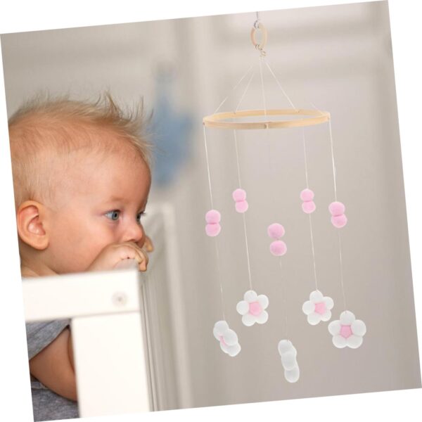 ERINGOGO 2pcs Room Decoration Crib Cell Phone Wind Chimes Mobile Hanger for Crib Nursery Mobiles Crib Mobile for Crib Hanging Crib Decoration Lotus Tree - Image 5