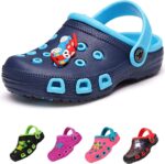 Kids Clogs for Girls and Boys Non-Slip Garden Shoes Slip-on Sandals Beach Pool Shower Slippers Surf Clogs for Children Toddler